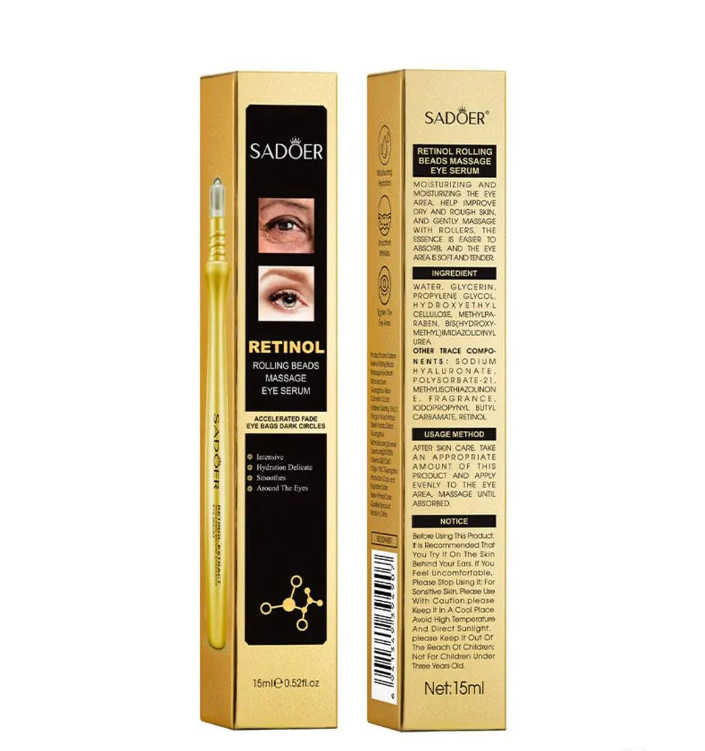 Sadoer Retinol Eye Serum Roller - 15ml Sadoer