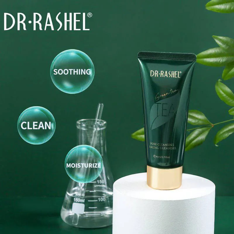 Dr.Rashel Green Tea Pore Cleansing Facial Cleanser - 80ml DR.Rashel