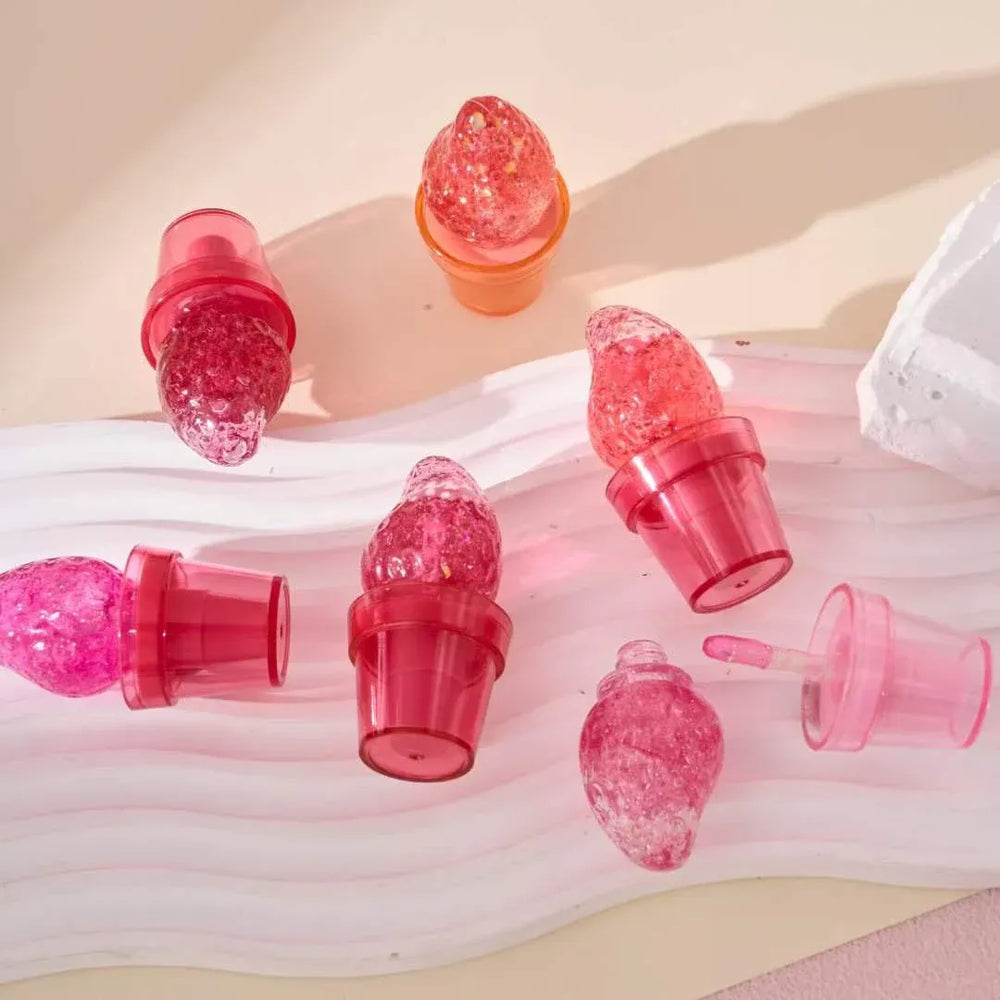 Hudamoji Strawberry Lip Pink Magic Lip Hudamoji