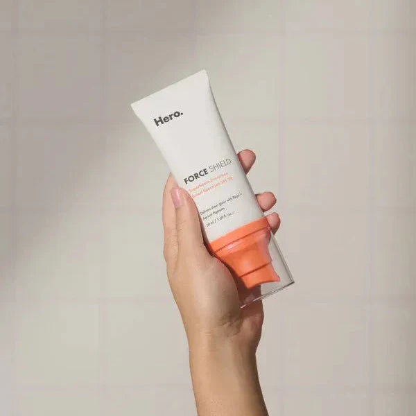 Hero Cosmetics Force Shield Superbeam Sunscreen – Apricot SPF- 30 Hero