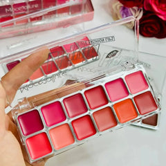 Mocallure Matte Cream Lipstick Palette - 12 Colors Mocallure