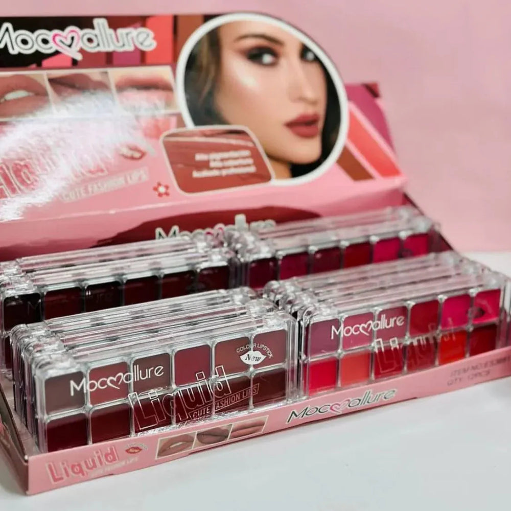 Mocallure Matte Cream Lipstick Palette - 12 Colors Mocallure