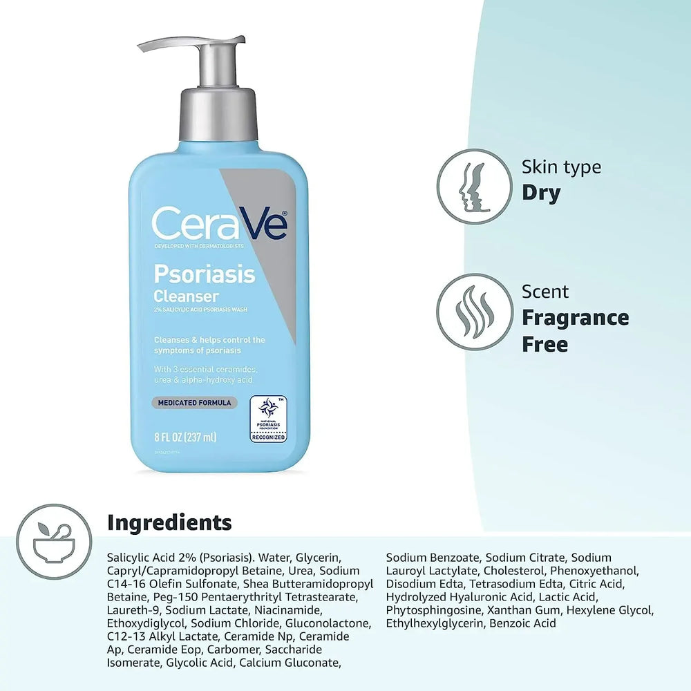CeraVe Psoriasis Cleanser – 237 ml CeraVe