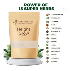 The Health Healer Height Grow Powder – Natural Height Booster The Health Healer