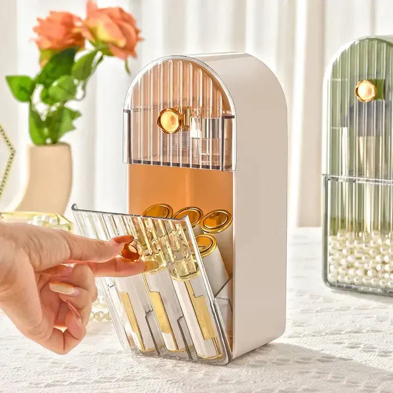 Creative Multi-grid Dressing Table Lipstick Jewellery and Brush Storage Box Cosmia