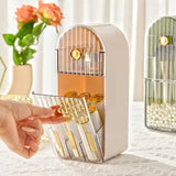 Creative Multi-grid Dressing Table Lipstick Jewellery and Brush Storage Box
