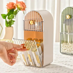 Creative Multi-grid Dressing Table Lipstick Jewellery and Brush Storage Box Cosmia