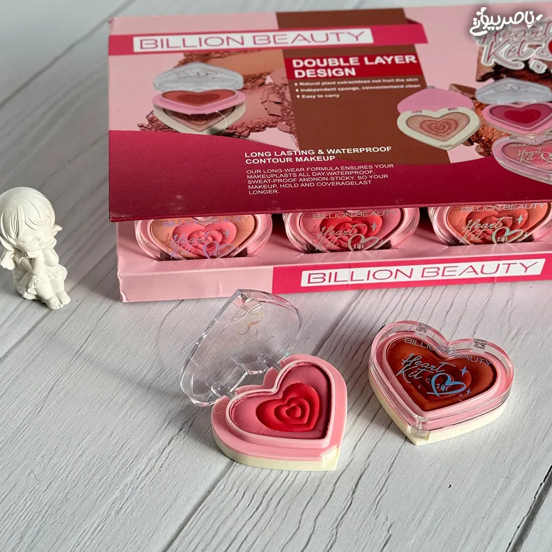 Billion Beauty Due Use Face Kit - Highlighter & Blush Billion Beauty