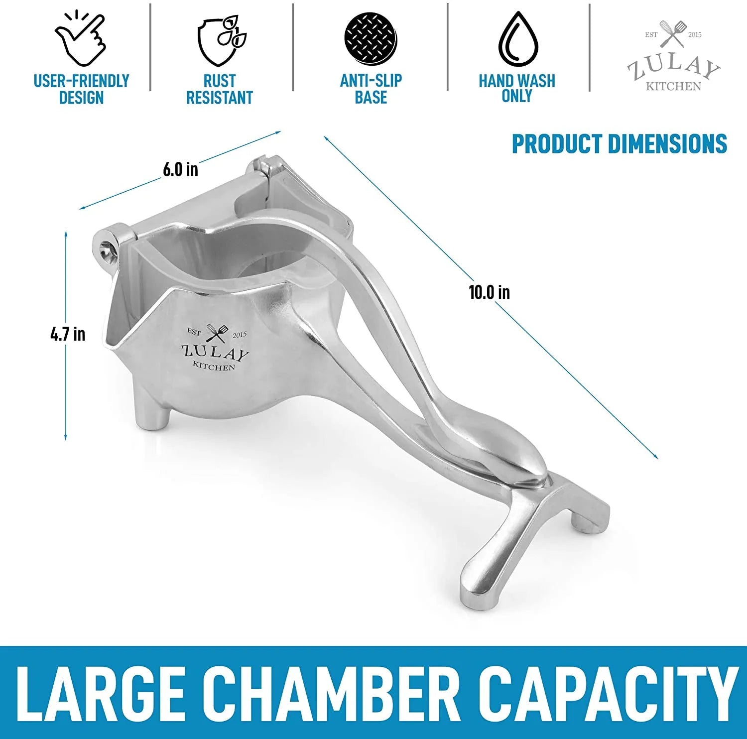 Stainless Steel Manual Hand Press Juicer Cosmia.pk