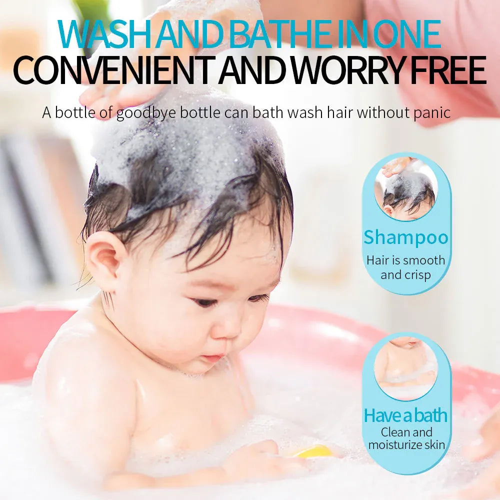 BIOAQUA Natural Organic Milk 2-In-1 Baby Shampoo and Body Wash - 260ml Bioaqua