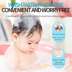 BIOAQUA Natural Organic Milk 2-In-1 Baby Shampoo and Body Wash - 260ml Bioaqua