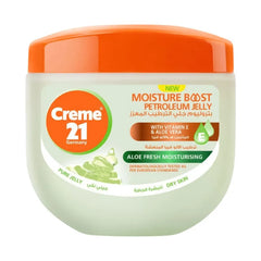 Creme 21 Moisture Boost Aloe Fresh Moisturizing Petroleum Jelly Creme 21