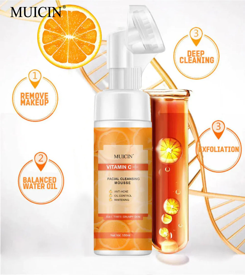 MUICIN - Vitamin C Bubble Foaming Facial Cleanser - 150ml Muicin