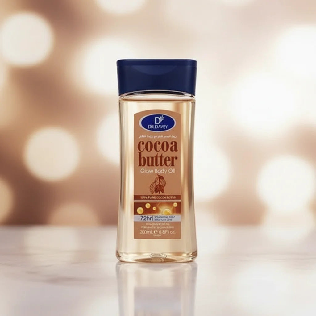 Dr. Davey’s Cocoa Butter Glow Body Oil – 200ml Dr. Davey
