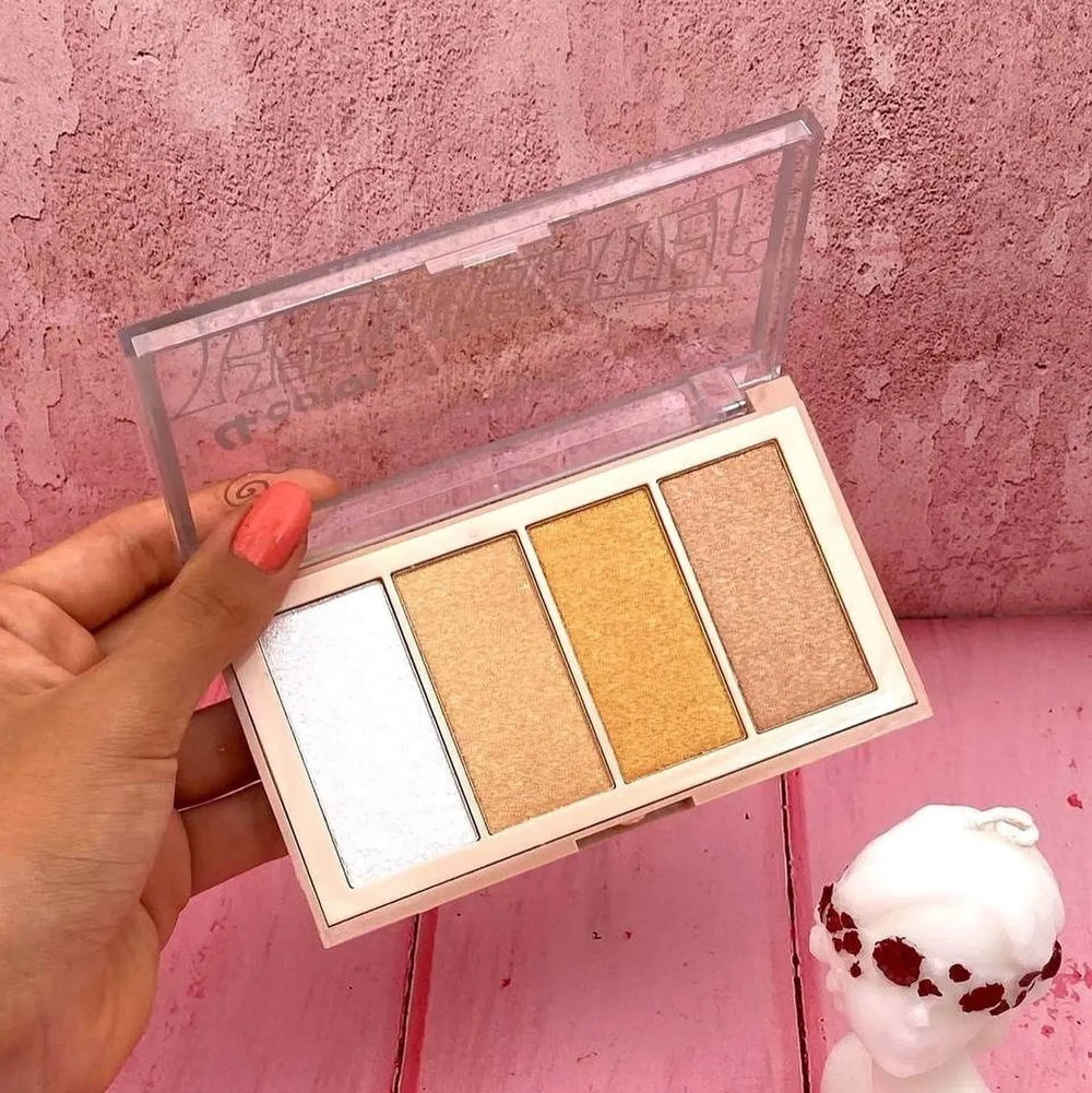 HudaMoji 4 in 1 Highlighter Palette Hudamoji