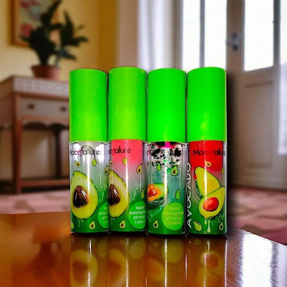 Mocallure Avocado Fruit Lip Gloss Set – 4 PCS Mocallure
