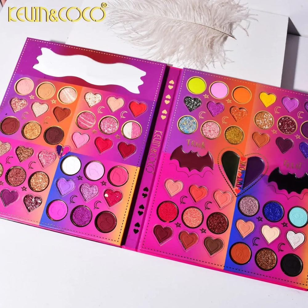 Kevin & Coco Halloween 76 Colors Eyeshadow Palette Kevin & Coco