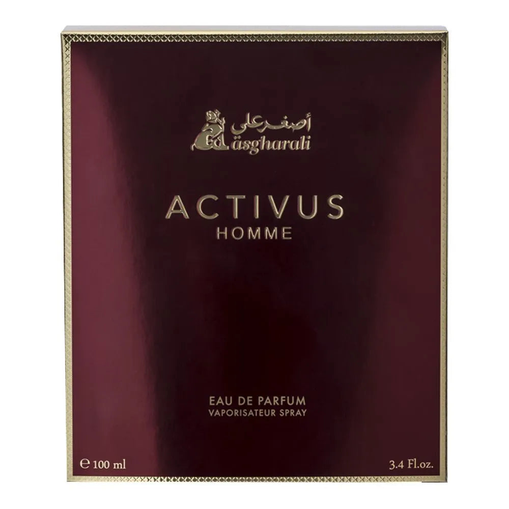 Asgharali Activus Homme Eau De Parfum, Fragrance For Men - 100ml Asgharali