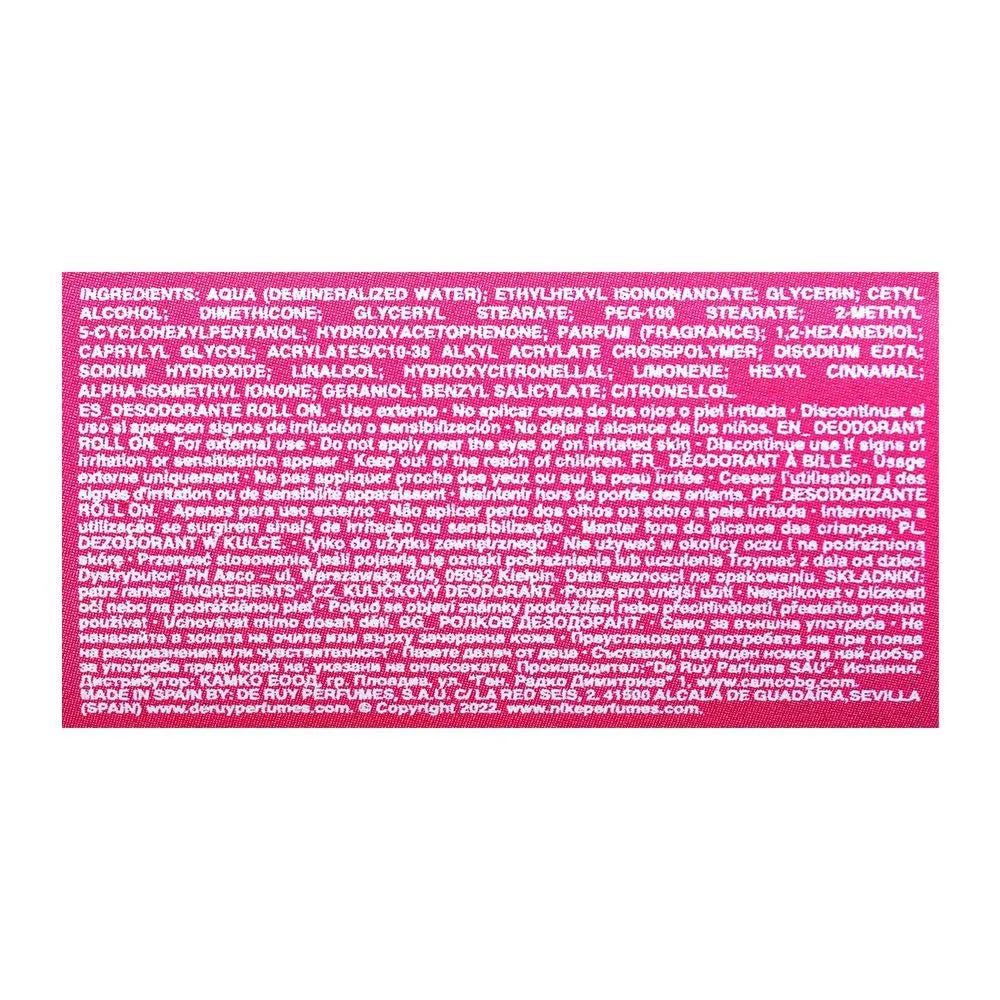 Nike Trendy Pink woman Deodorant Roll On - 50ml Nike