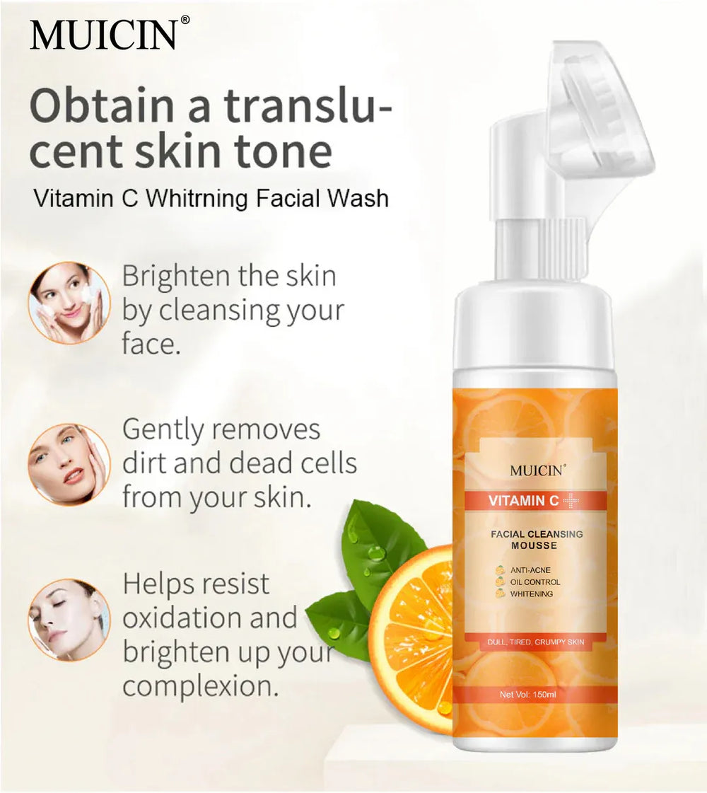MUICIN - Vitamin C Bubble Foaming Facial Cleanser - 150ml Muicin