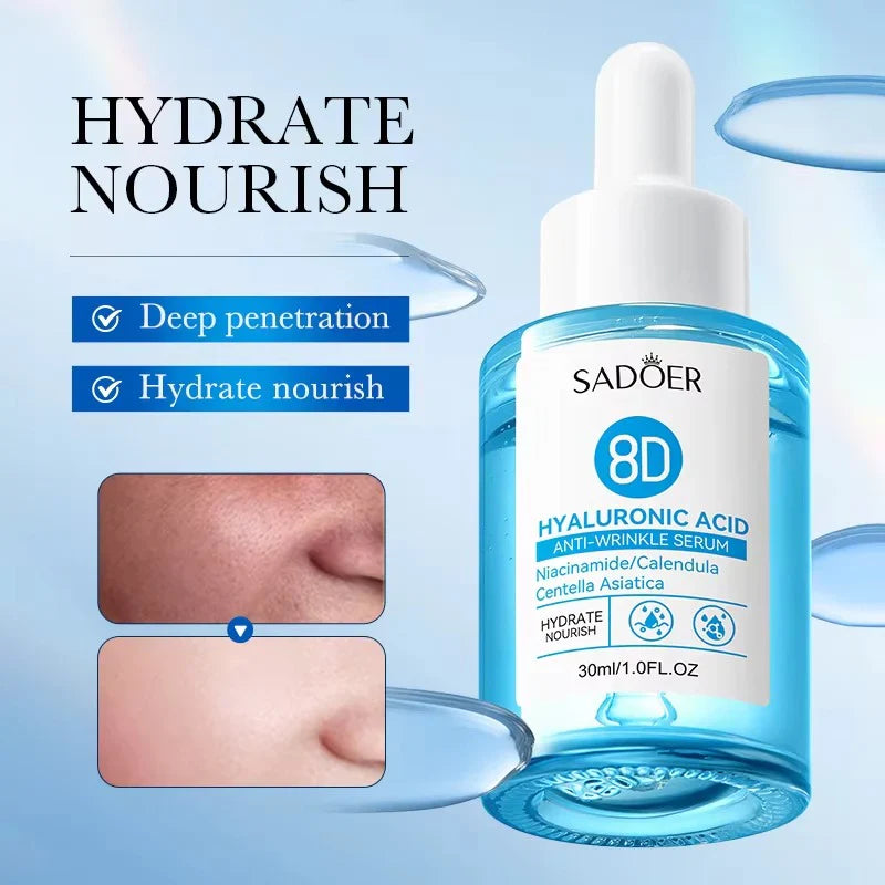Sadoer 8D Hyaluronic Acid Anti-Wrinkle Serum – 30ml Sadoer