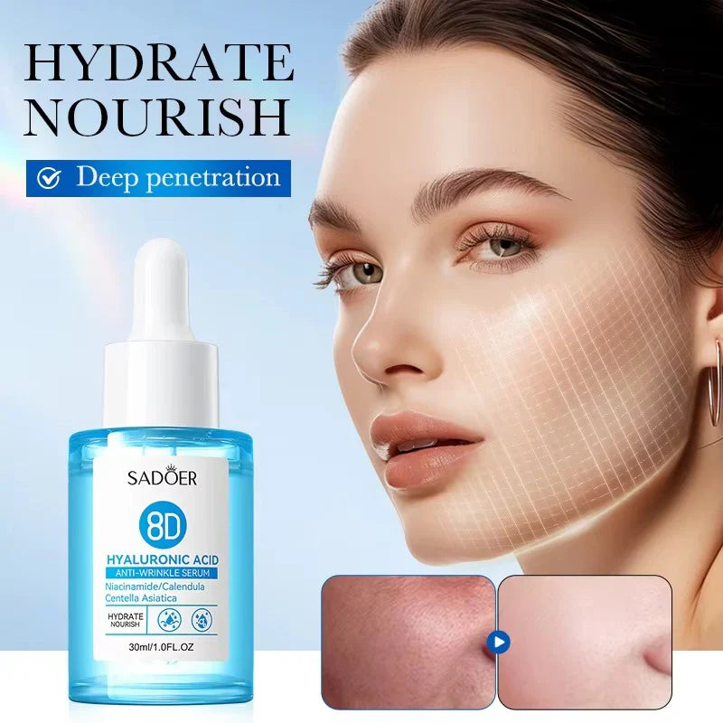 Sadoer 8D Hyaluronic Acid Anti-Wrinkle Serum – 30ml Sadoer