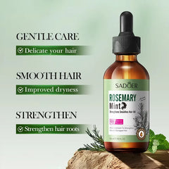 Sadoer Rosemary Mint Strengthens Repair Hair Oil - 55ml Sadoer
