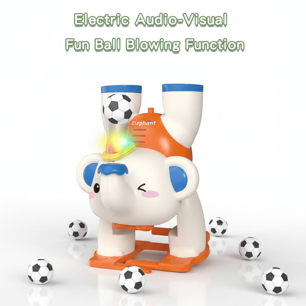 Blowing Balls Upside Down Elephant Toy - Each Cosmia.pk