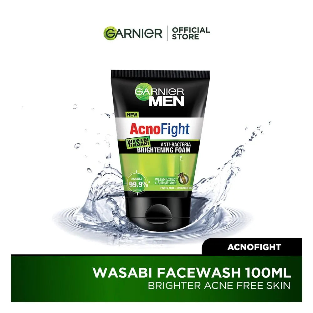 Garnier Men Acno-Fight Wasabi Facewash - 100ml Garnier