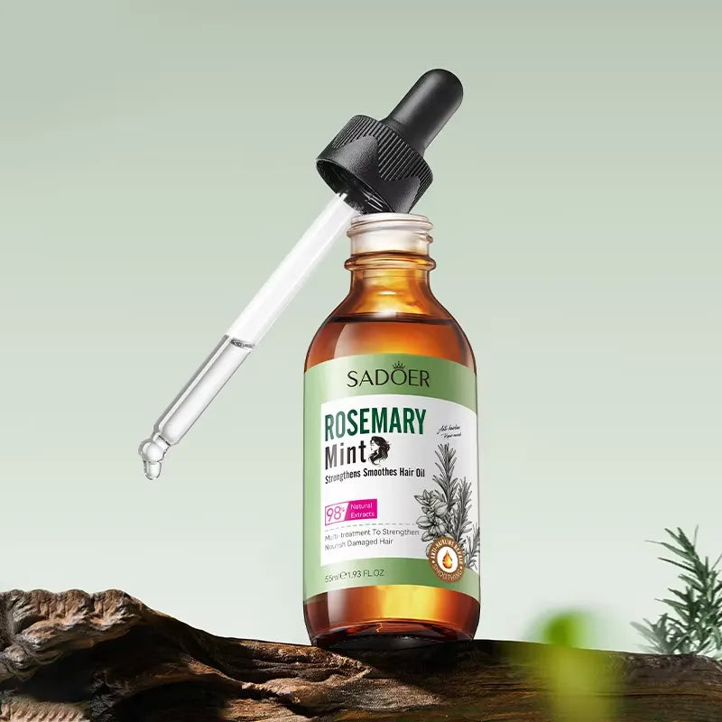 Sadoer Rosemary Mint Strengthens Repair Hair Oil - 55ml Sadoer