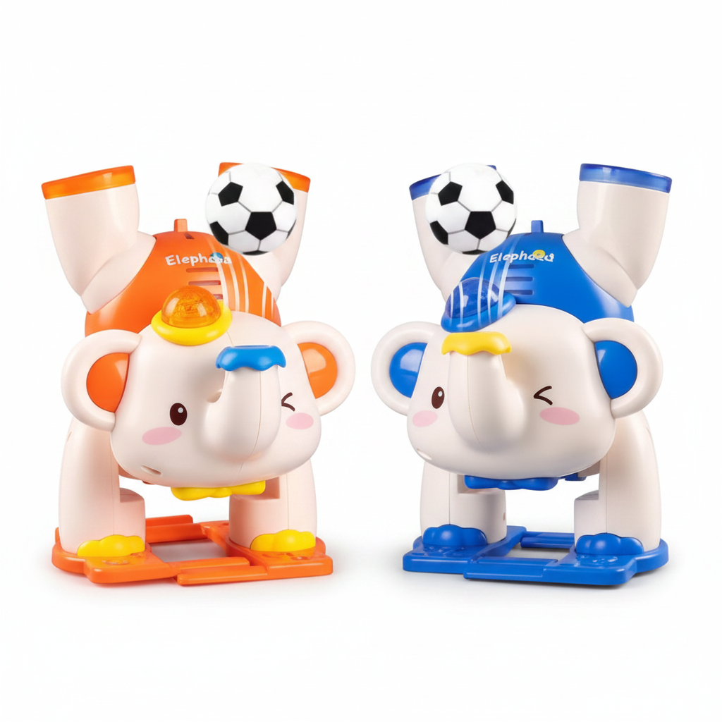 Blowing Balls Upside Down Elephant Toy - Each Cosmia.pk