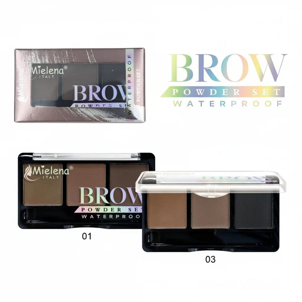 Mielena Italy 3-in-1 Eyebrow Palette Mielena
