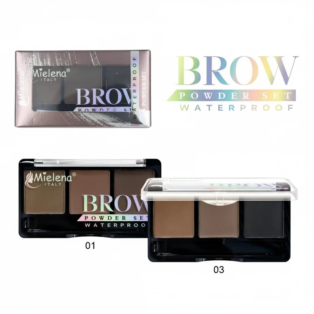 Mielena Italy 3-in-1 Eyebrow Palette Mielena
