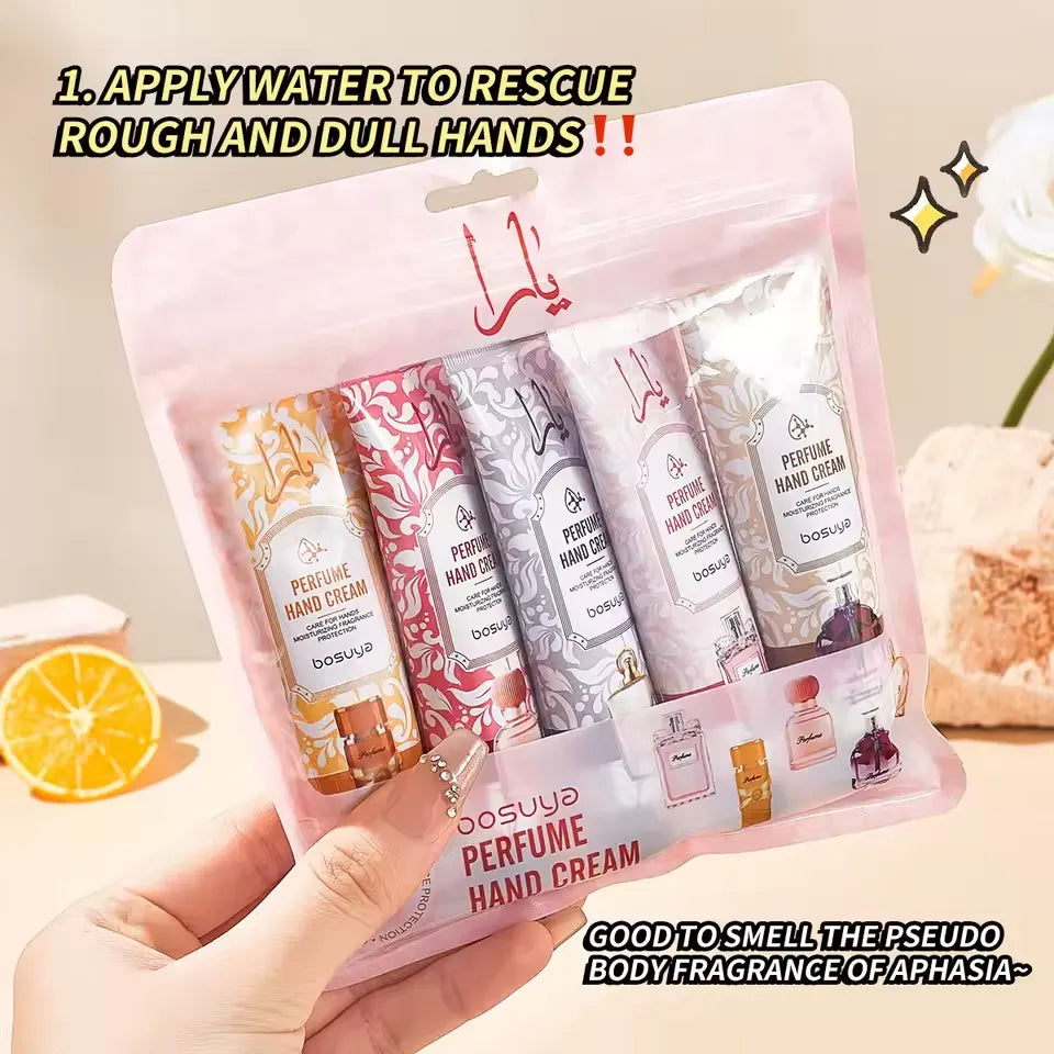 Yara Perfume Fragrance Hydrating And Moisturizing Hand Cream - 5 Pcs yara