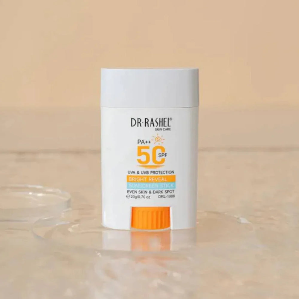 Dr Rashel UVA & UVB Protection Bright Reveal Sunscreen Stick PA++SPF50 DR RASHEL