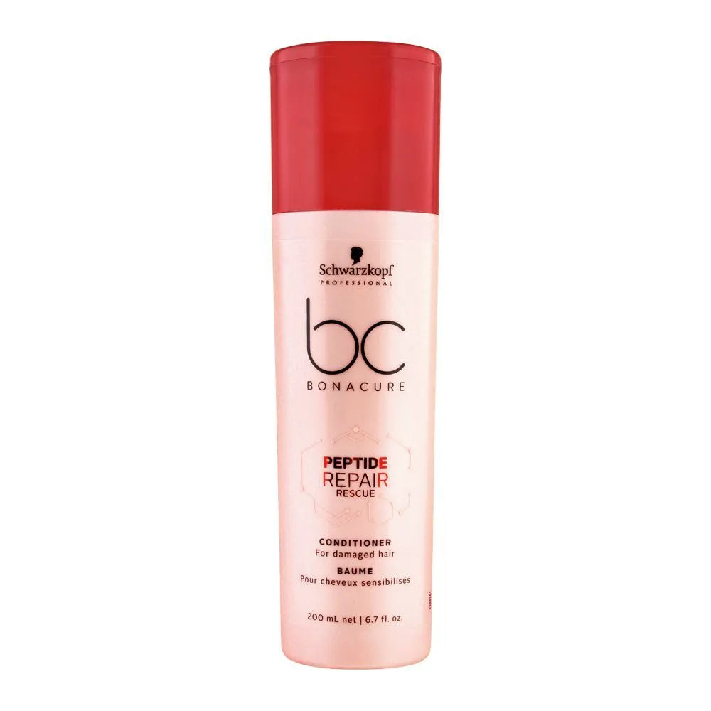 Schwarzkopf BC Bonacure Peptide Repair Rescue Conditioner, For Damaged Hair - 200ml Schwarzkopf