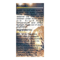 Muicin Ginger 0% Sulfate Free Anti Hair Loss Hair Oil - 50ml Muicin