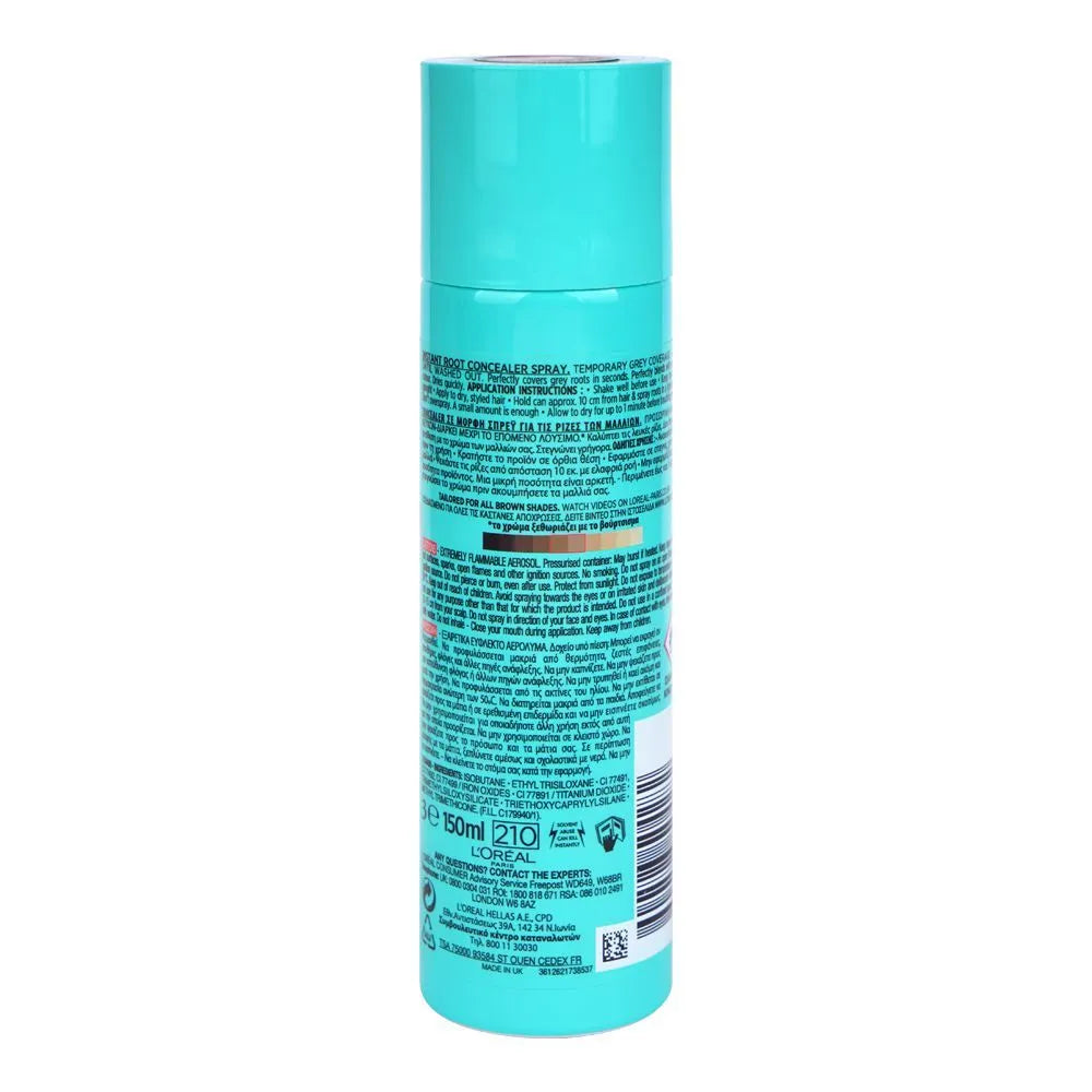 L'Oreal Paris Magic Retouch Instant Root Concealer Spray- Brown - 150ml L'Oréal Paris