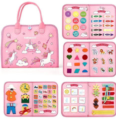 Busy Book - 8 Pages - Preschool Children Learning Toys Cosmia.pk