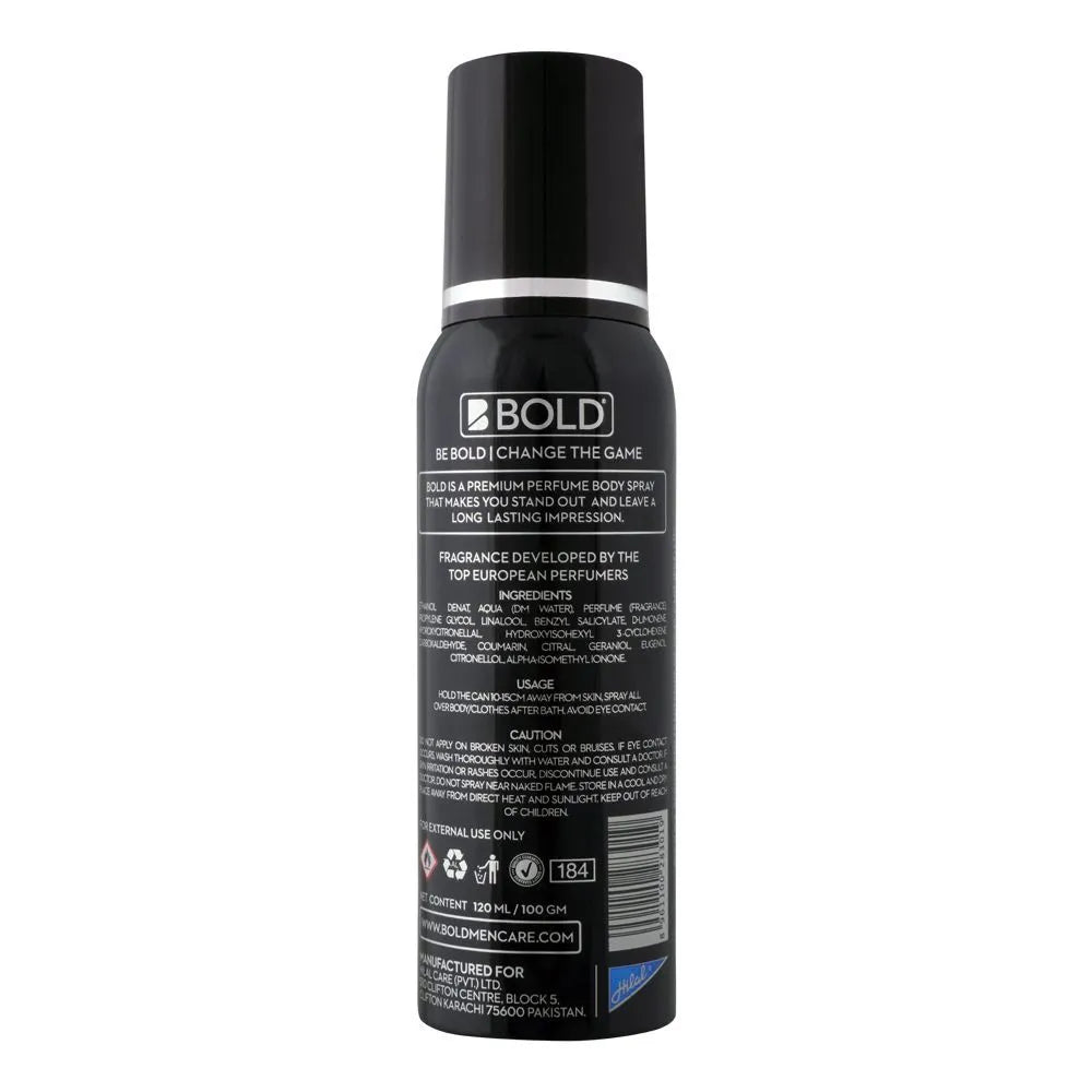 Bold Intense Perfumed Body Spray - 120ml Bold