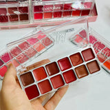 Mocallure 12 Color Matte Cream Lipstick Palette