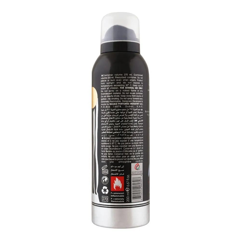 Rasasi Relation Homme Deodorant Spray, For Men - 200ml Rasasi
