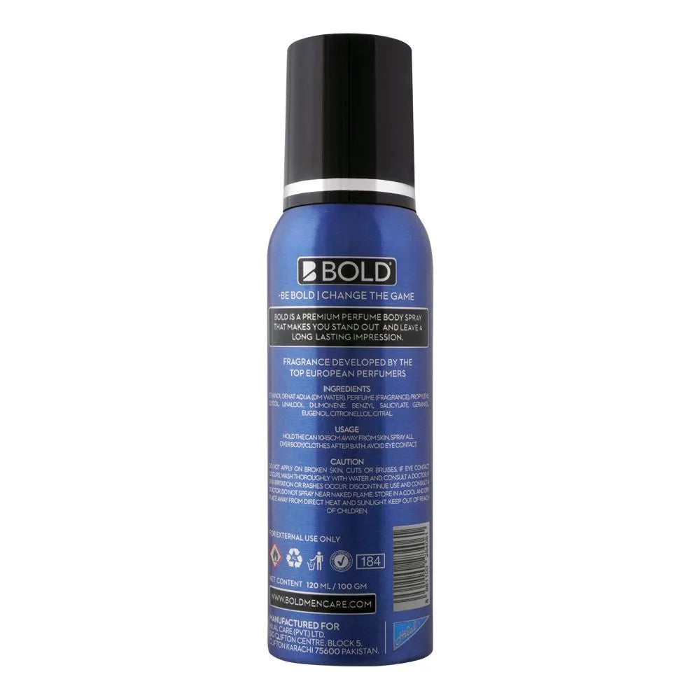 Bold Electric Perfumed Body Spray - 120ml Bold