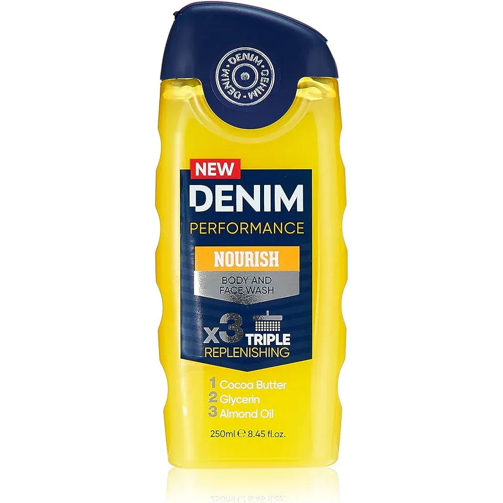 Denim Performance Body & Face Wash Nourish -250ml Denim