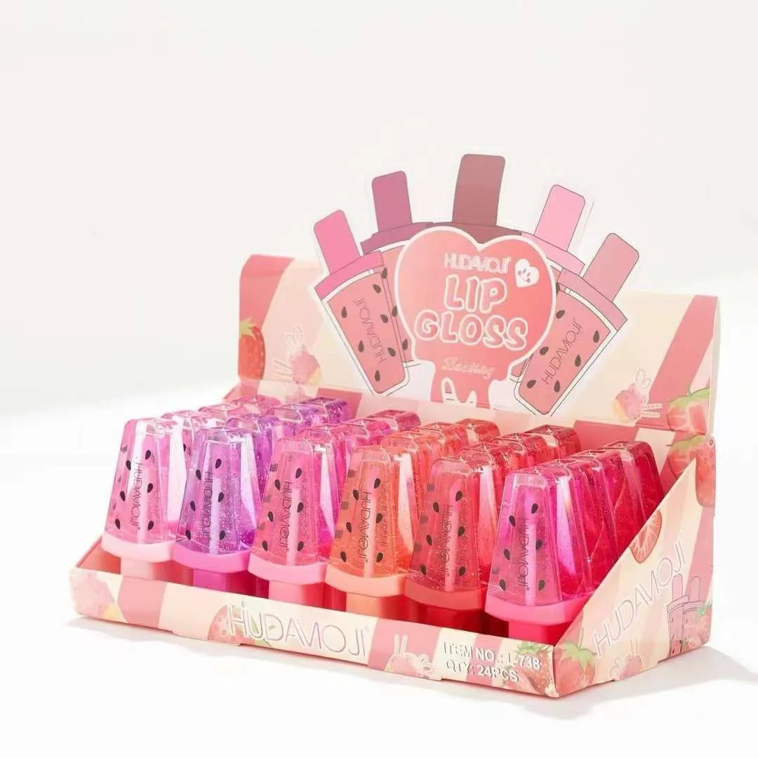 HUDAMOJI Strawberry Lipgloss Hudamoji