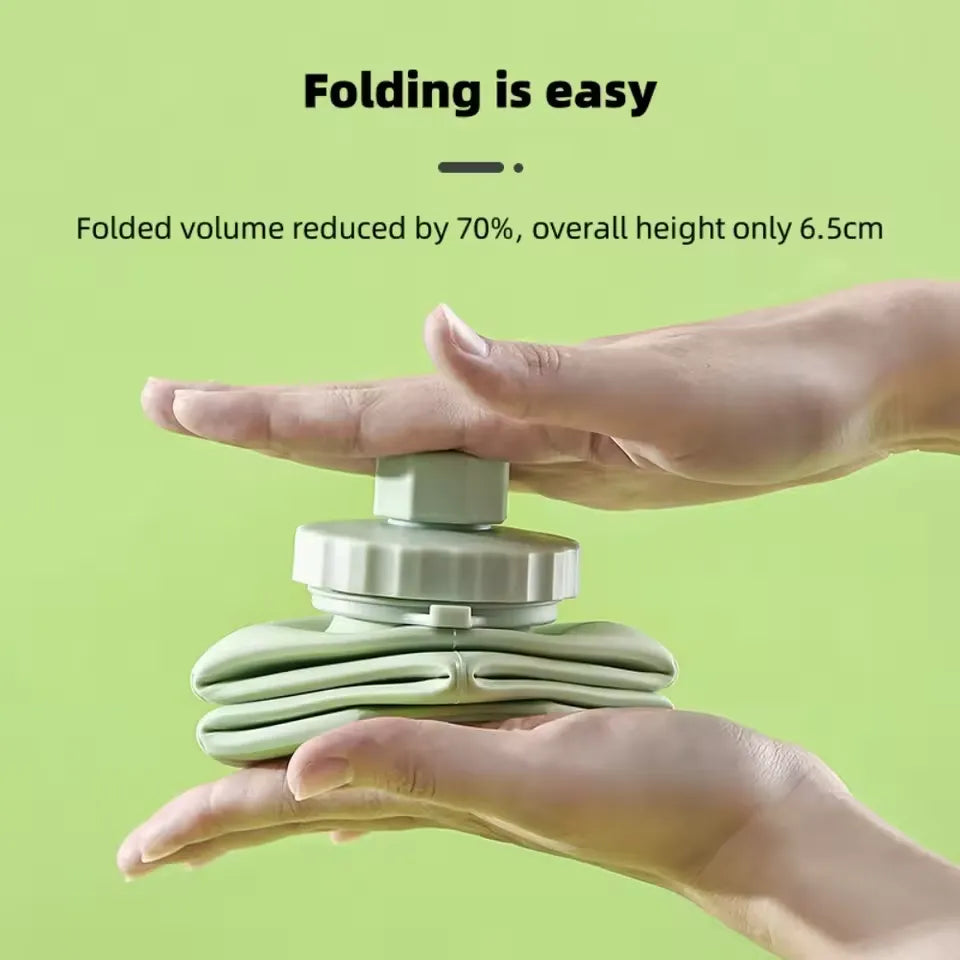 Silicone Folding Portable Reusable Bottle - 600ml Cosmia.pk