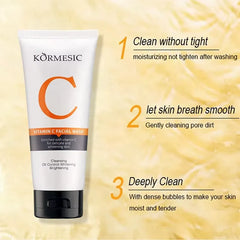 KORMESIC Facial Cleanser Whitening Face Wash With Vitamin C - 100ml KORMESIC