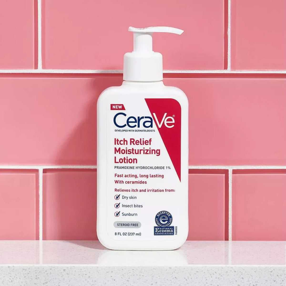 CeraVe Itch Relief Moisturizing Lotion – 237ml – 100% Original CeraVe
