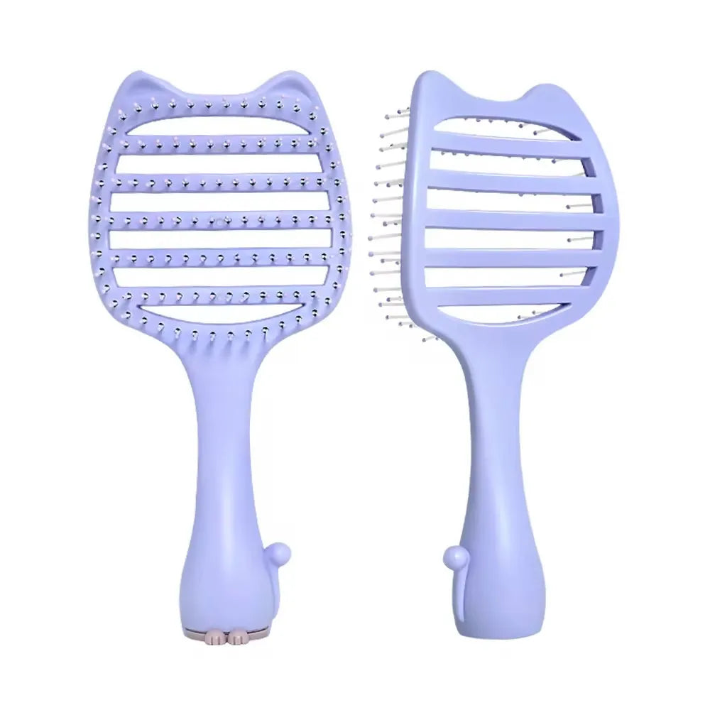 Cartoon-themed vented detangling hair brush Cosmia.pk