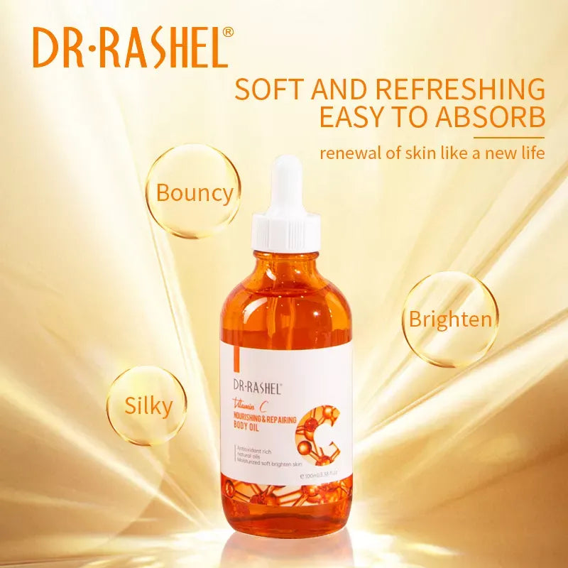 Dr Rashel Vitamin C Nourishing & Repairing Body Oil - 100ml DR.Rashel